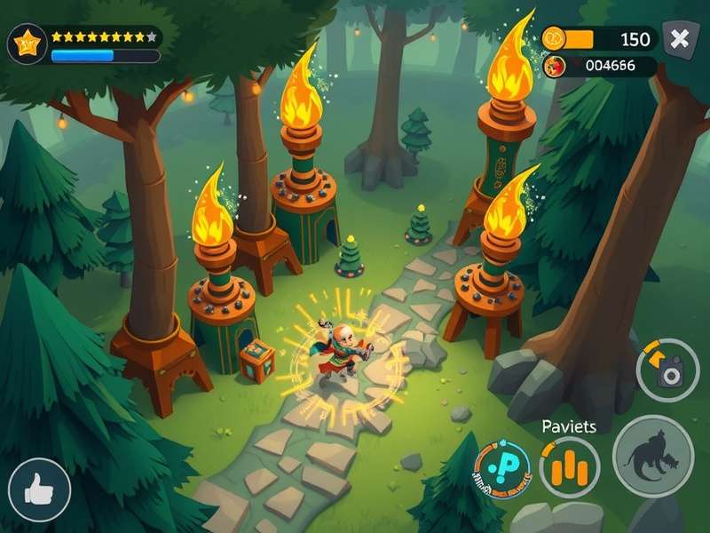 Forest Shield Hero Diwali event with firecracker towers